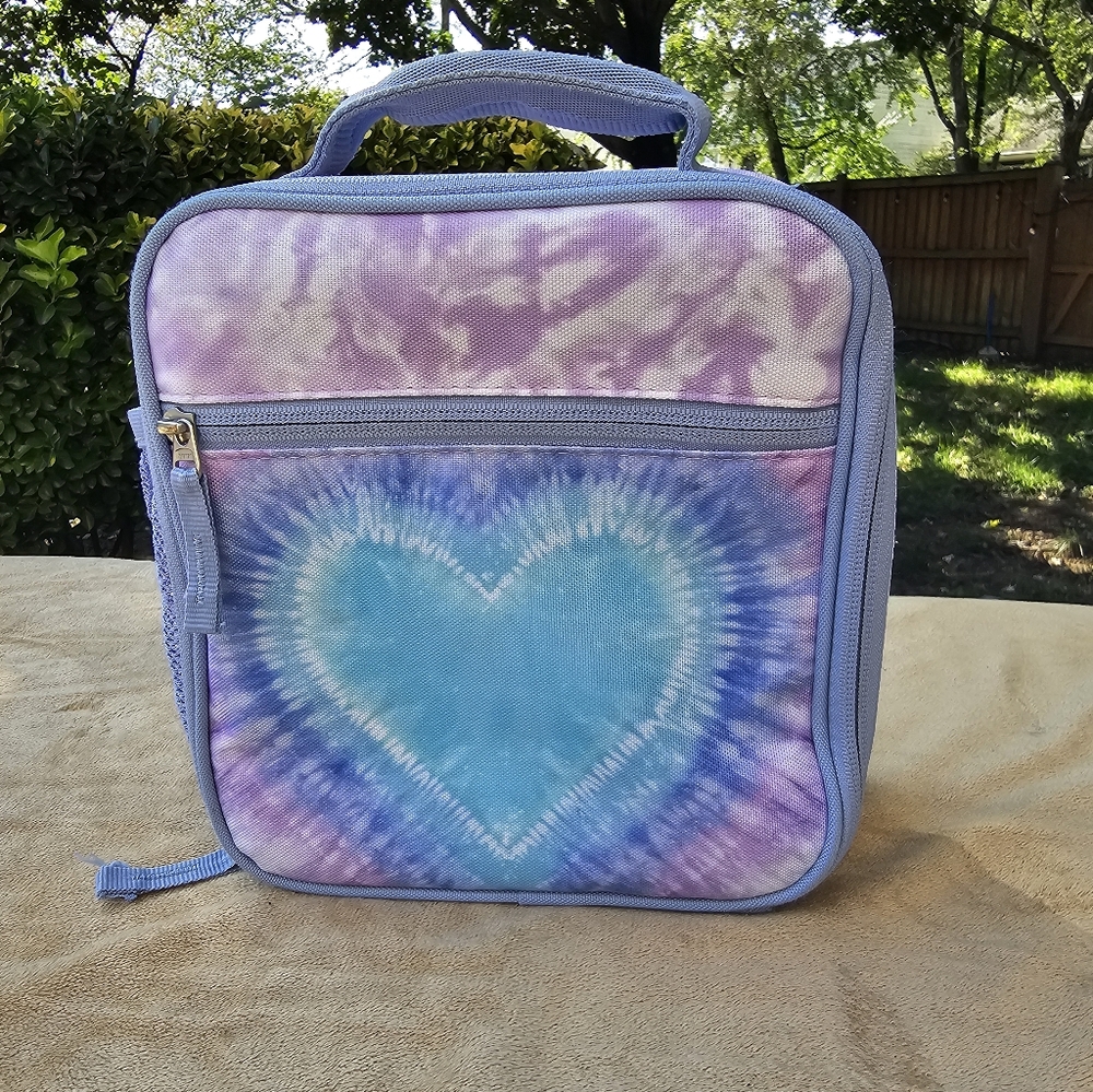 Pottery Barn Kids Tie-Dye Heart Lunch Bag